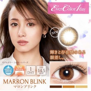 (EC1006)EverColor 1day Moisture &UV Marron Blink 10片裝